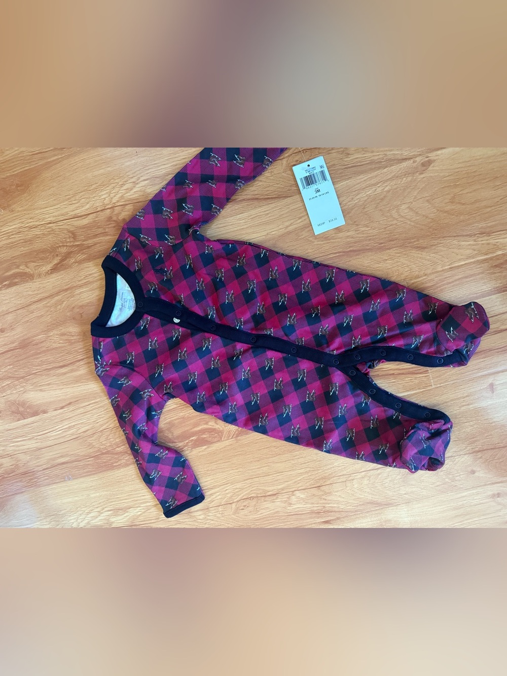 Ralph Lauren Winter Baby pajama 0-3 M new with tag